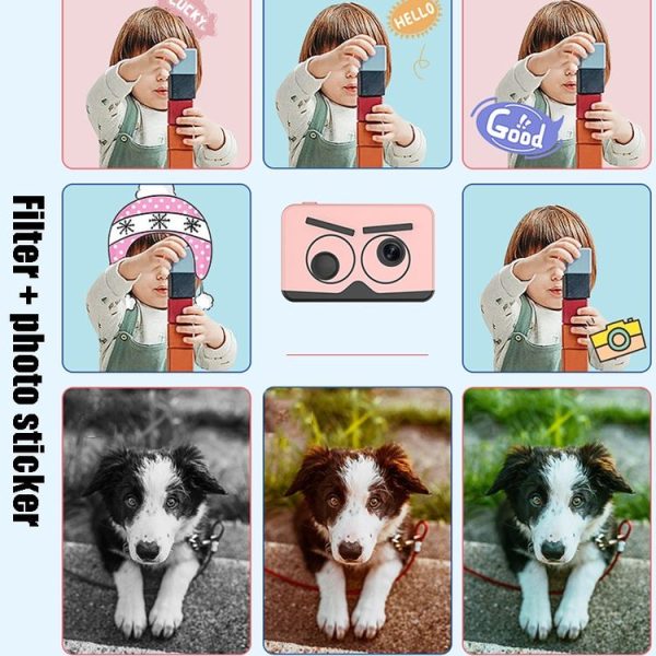 X22 White LD Children Mini SLR Camera Toy HD Auto Focus Digital Camera - Image 11