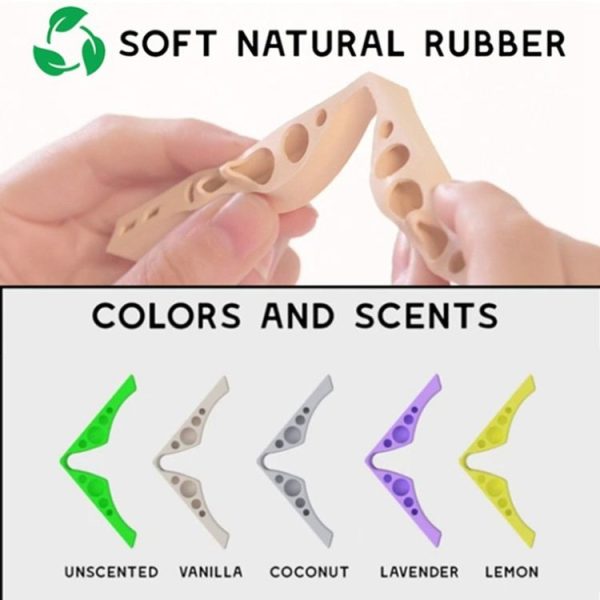 10 PCS Mask Nose Clip Bridge Wear Glasses Anti-Fog Sealing Silicone Strip, Random Color Delivery - Image 5