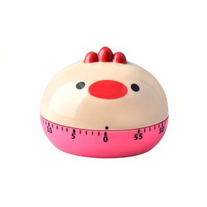 Kitchen Mechanical Timer Cartoon 60 Minutes Timer Baking Cooking Reminder (Chicken)