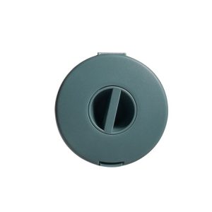 Round Data Cable Storage Box Earphone Storage Collection Box (Blue)