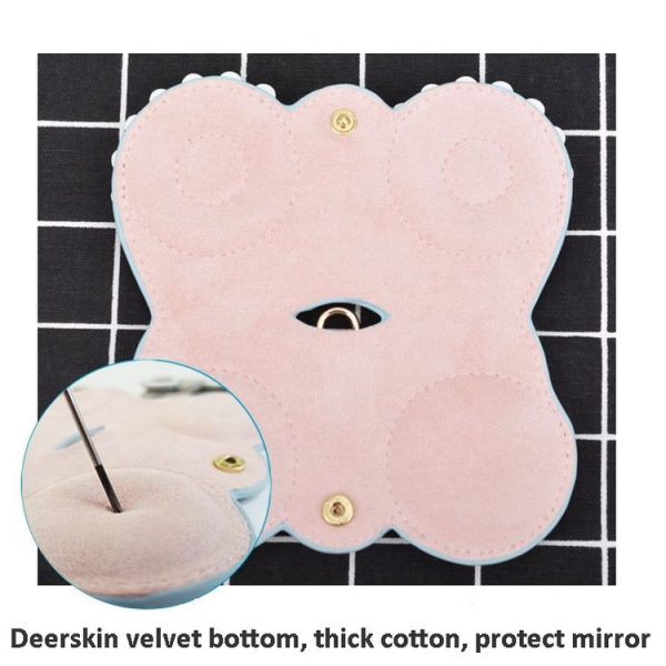 Cute And Funny PU Sunglasses Case Portable Glasses Case With Hanging Buckle, Colour: Black Tassel - Image 5