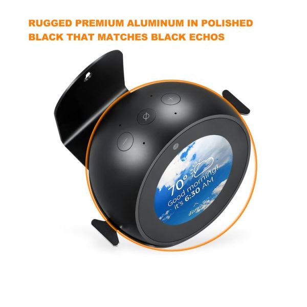 360-Degree Rotating Aluminum Alloy Wall-Mounted Bracket Is Suitable For Echo Spot, Colour: Silver - Image 6