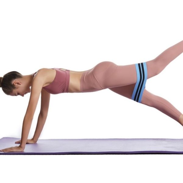 Squat Yoga Resistance Band Squat Loop Elastic Band, Size: 66 x 8cm(Blue) - Image 8