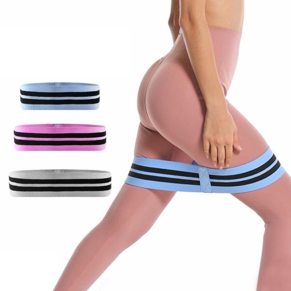Squat Yoga Resistance Band Squat Loop Elastic Band, Size: 76 x 8cm(Pink) - Image 9