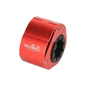 Electric Vehicle Invisible Mobile Phone Holder Bicycle Ring-Shaped Mobile Phone Holder, Colour: Rotating Invisible red