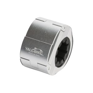Electric Vehicle Invisible Mobile Phone Holder Bicycle Ring-Shaped Mobile Phone Holder, Colour: Rotating Invisible Silver