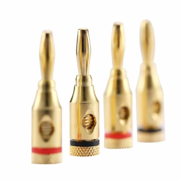 20 PCS 4mm Gold-Plated Banana Head Audio Plug Socket Speaker Cable Connector - Image 3