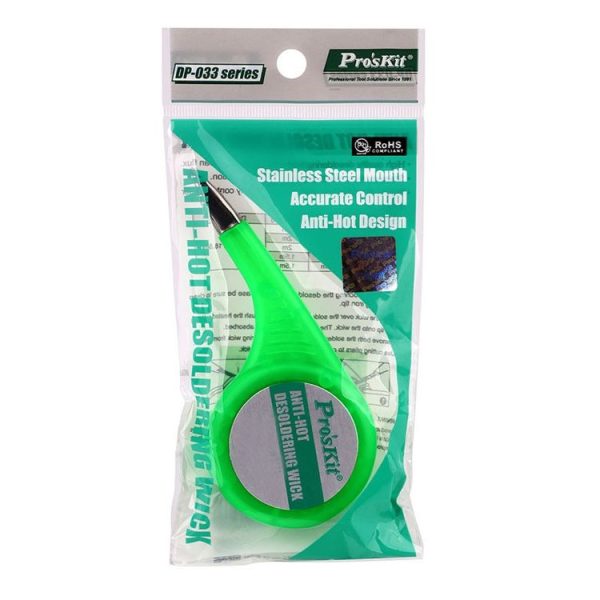 ProsKit Anti-Scalding Tin Suction Wire Tin Suction Tape DP-033A 2mx1.5mm - Image 8