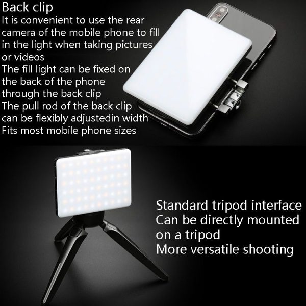 FB-SL-60AI Computer Fill Light Mini Selfie Mobile Phone Fill Light LED Live Video Conference Fill Light - Image 6