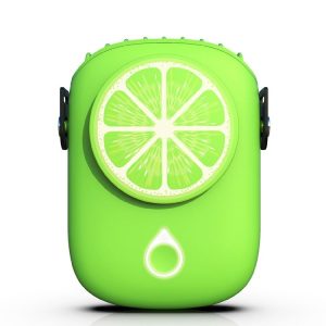 LY-ZYF02 Mini Hanging Neck Fan Portable Outdoor Handheld Fan (Green)