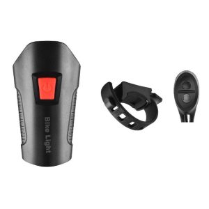 West Biking Night Riding Bicycle Light Bicycle Bell MTB Road Bicycle Light Wired Odometer, Specification: Ordinary Red