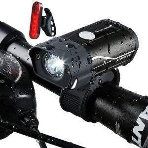 WEST BIKING YP0701181 Bicycle Headlight Mountain Bike Flashlight Strong Light Night Riding Equipment, Colour: Headlight Suit