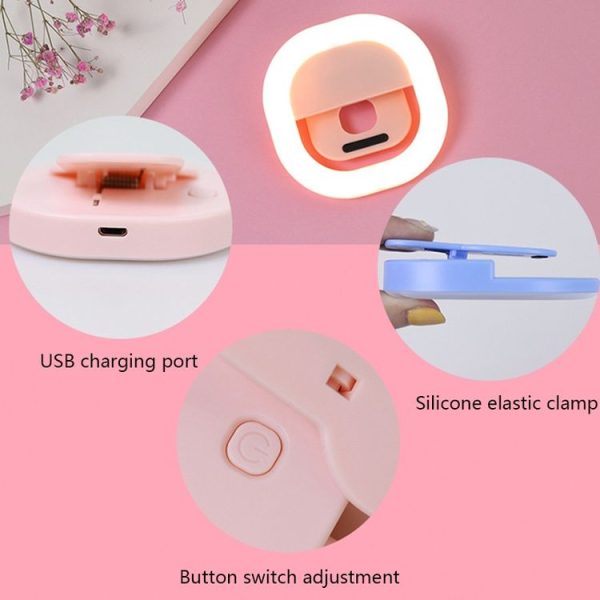 3 PCS Live Mobile Phone Selfie Fill Light LED Flashing Beauty Light, Colour: Square White - Image 4