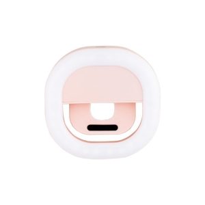 3 PCS Live Mobile Phone Selfie Fill Light LED Flashing Beauty Light, Colour: Square Pink