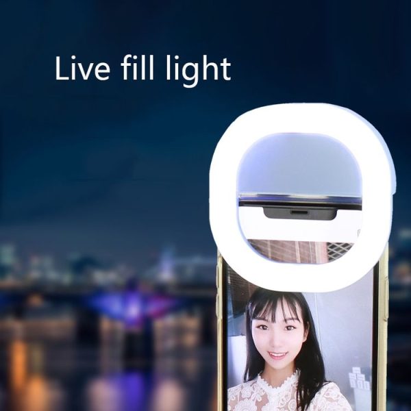3 PCS Live Mobile Phone Selfie Fill Light LED Flashing Beauty Light, Colour: Square Blue - Image 5