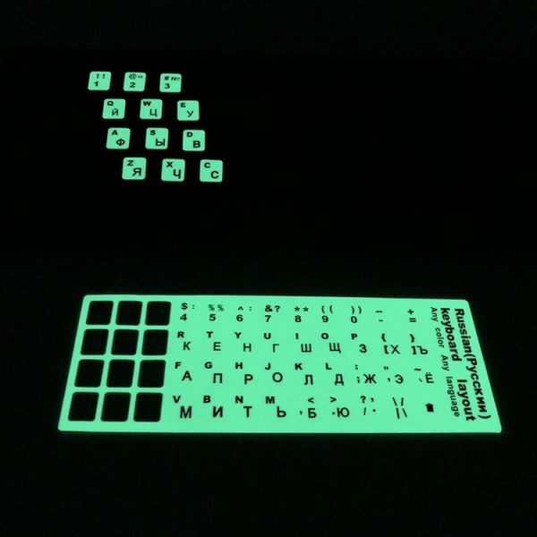 3 PCS Luminous Keyboard Stickers Notebook Desktop Computer Keyboard Stickers (French) - Image 4