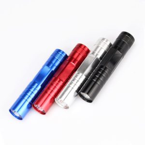 5 PCS LED Mini Strong Light Flashlight Outdoor Emergency Strong Light Keychain Flashlight, Random Colour Delivery (White Box)