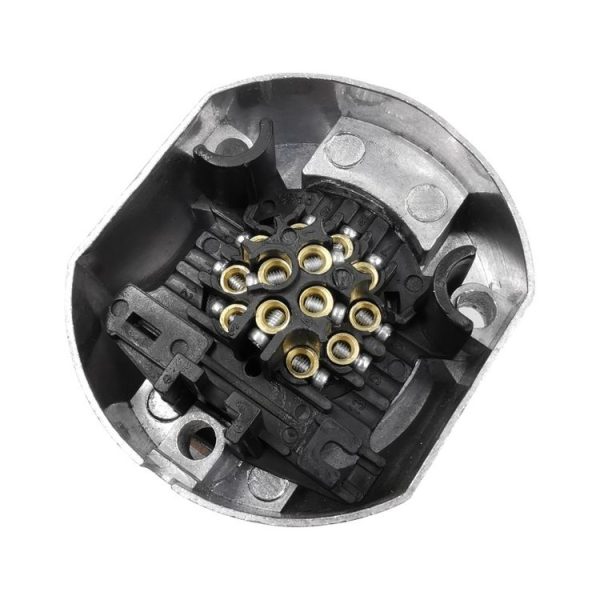 VS1131E 13P 12V Aluminum Alloy Trailer Plug Socket EU Plug - Image 4
