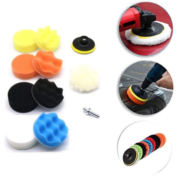 3 Inch 11 In 1 3-7 Inch Car Polishing and Waxing Sponge Plate Sponge Pad Set - Image 6