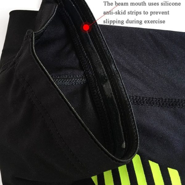 2 PCS Sports Calf Protection Basketball Football Running Leggings Protective Gear High-Elastic Warm Breathable Knee Pads Socks, Specification: XL (Black) - Image 4