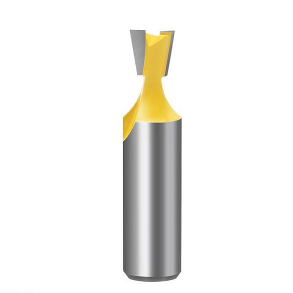 1 / 2 Handle Dovetail Cutter Wood Engraving Small Milling Cutter, Specification: 1 / 2x3 / 8mm