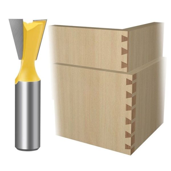 1 / 2 Handle Dovetail Cutter Wood Engraving Small Milling Cutter, Specification: 1 / 2x3 / 8mm - Image 5