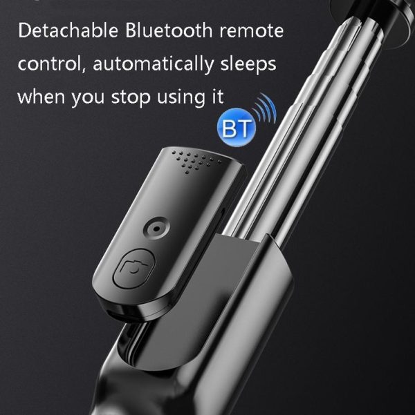 R9 Desktop Live Broadcast Photo Bluetooth Connection Bracket Rotatable Universal Tripod, Style: Single-light Pole - Image 6