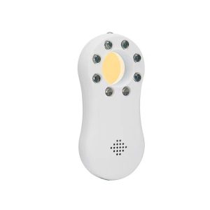 D12 Anti-Candid Camera Detection Equipment Hotel Travel Room Anti-Surveillance Camera Infrared Detector (White)