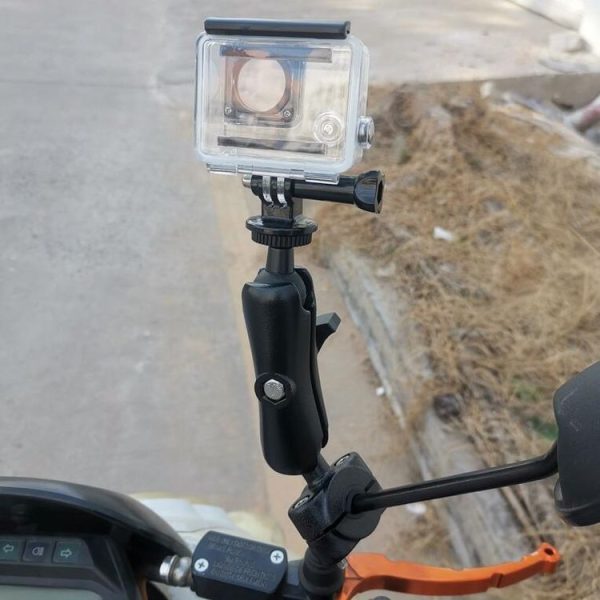 Motorcycle Riding Recorder Bracket Camera Holder, Style: KZ05 + KL04 + KD01 - Image 4