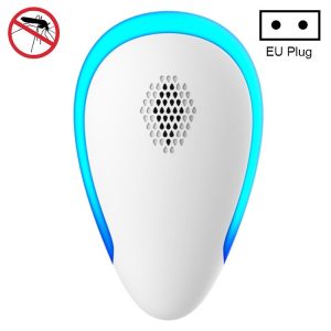 Dual-frequency Ultrasonic Mosquito Repellent Household Insect Repellent for Pregnant Women and Children, Product specifications: EU Plug (White)
