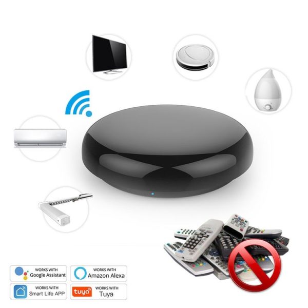 Tuya APP Intelligent Round Remote Control Infrared + WiFi Smart Mail Speaker Flight Control - Image 6
