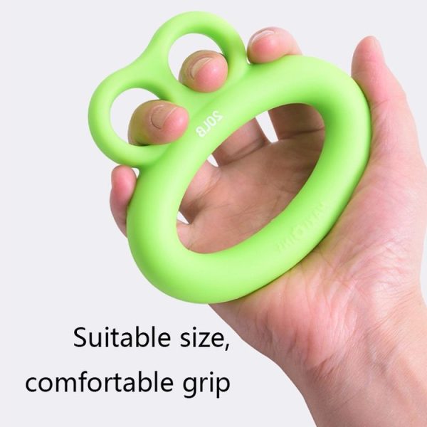 MAXSOINS MXO-DOUBLE-001 Frog Shape Finger Grip Training Device Finger Grip Ring, Specification: 30LB (Plane Blue) - Image 6
