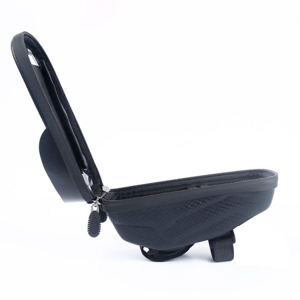 B22 Bicycle EVA Hard Shell Handlebar Bag Touch Screen Waterproof Mobile Phone Bag (Black) - Image 3