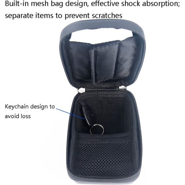 B22 Bicycle EVA Hard Shell Handlebar Bag Touch Screen Waterproof Mobile Phone Bag (Black) - Image 5
