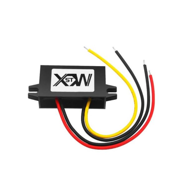 XWST DC 12 / 24V To 5V Converter Step-Down Vehicle Power Module, Specification: 12V To 5V 1A Small Rubber Shell
