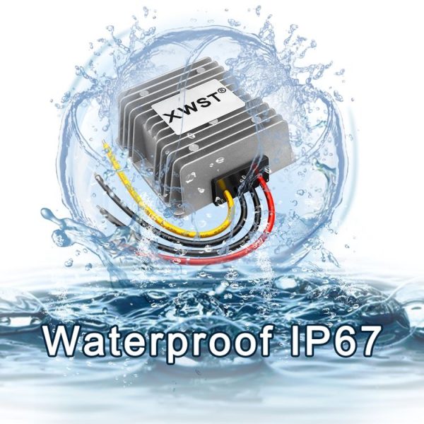 XWST DC 12 / 24V To 5V Converter Step-Down Vehicle Power Module, Specification: 12V To 5V 1A Small Rubber Shell - Image 6