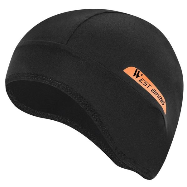 West Biking YP0201294 Summer Ice Silk Hat Riding Windproof Hood Breathable And Quick-Drying Helmet Lining Cap, Size: Free Size (Black)