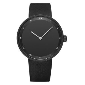 YAZOLE Simple Fashion Quartz Couple Watch (521 Black Shell Black Tray Black Belt)