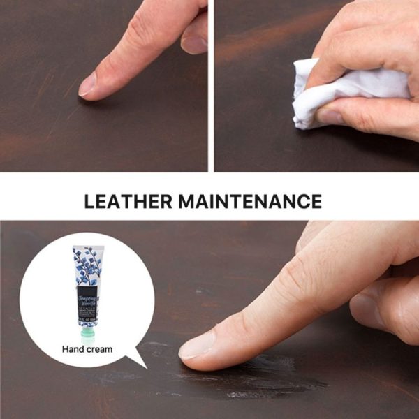 CONTACTS FAMILY CF1117 Retro Crazy Horse Texture Leather Watch Box Round Buckle Storage Box, Capacity: Can Hold 3 Watches (Coffee) - Image 6