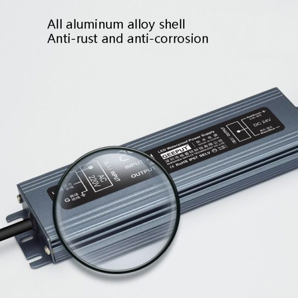 GEEPUT 220V To 24V LED Waterproof Power Supply Switch Transformer, Model: 2.1A 50W - Image 5