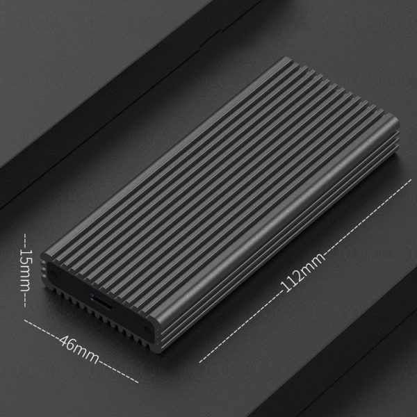 M.2 NVME / NGFF Mobile Hard Disk Box TYPE-C3.1 Notebook External Solid State Drive Box, Style: PC280G NVME Single Cable - Image 3