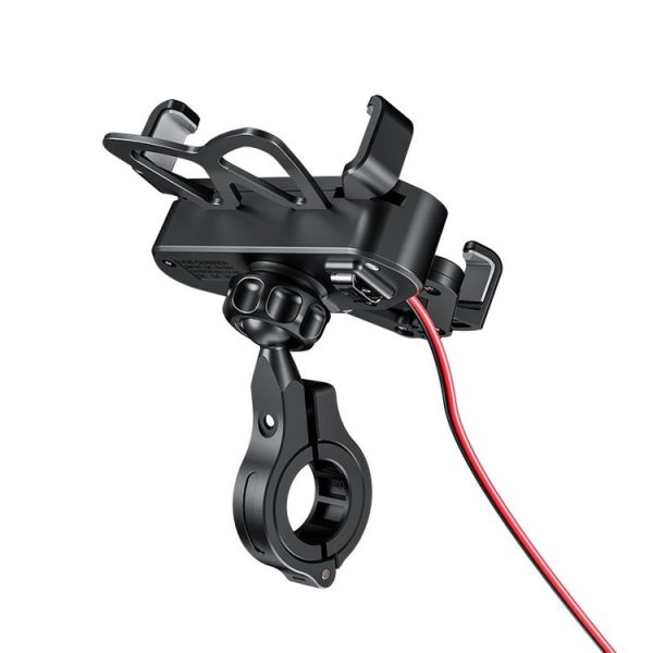 M10 2.4A Charging Version Kewig Motorcycle Electric Car Mobile Phone Navigation Waterproof Bracket - Image 2