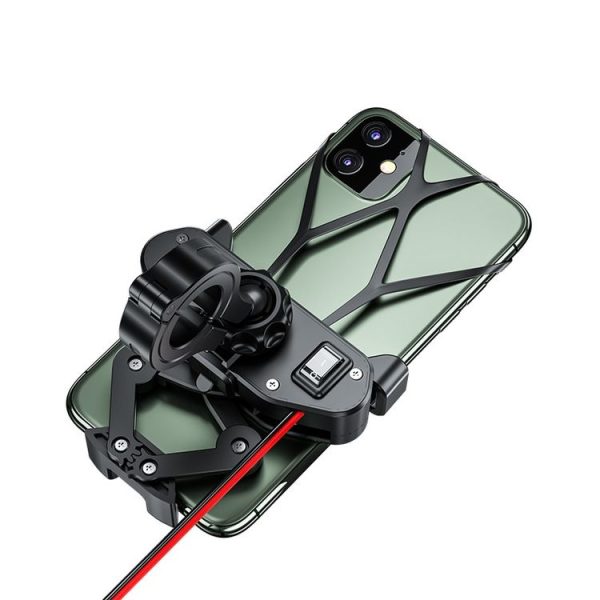 M10 2.4A Charging Version Kewig Motorcycle Electric Car Mobile Phone Navigation Waterproof Bracket - Image 4