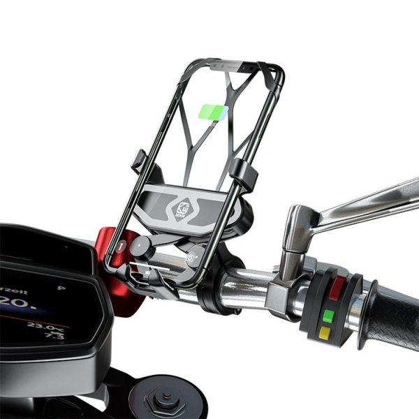 M10 2.4A Charging Version Kewig Motorcycle Electric Car Mobile Phone Navigation Waterproof Bracket - Image 7