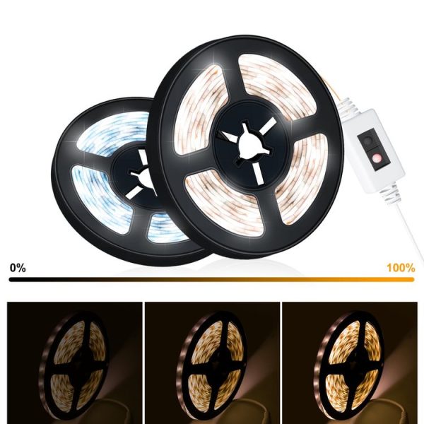Low Voltage Light Strip LED Hand Scan Induction Flexible Soft Lamp Strip Bedroom Ceiling TV Cabinet Wardrobe Light, Product specifications: Non-waterproof 4m (Cool Light) - Image 4