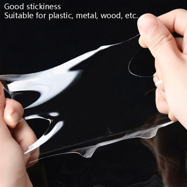 2mm x 3cm x 3m Transparent Double-Sided Adhesive Nanotic Tape Water Washing Non-Trace Tape - Image 4