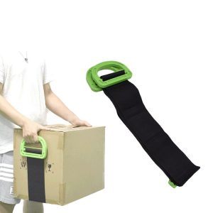 Portable Moving Rope Heavy Goods Handling Belt (Black)