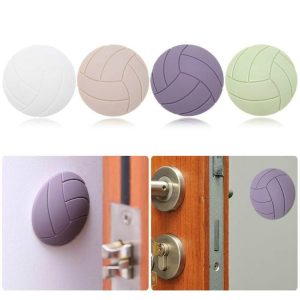 4Pcs / Set Refrigerator Door Handle Crash Pad Suction Cup Thick Silicone Sticker, Random Color Delivery