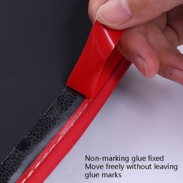 3 PCS Car Mobile Phone Storage Net Bag Universal Paste Car Chair Back Storage Bag, Colour: Black With Stripes - Image 5