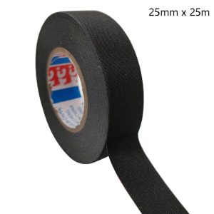 Automotive Wiring Harness Flannel Tape High Temperature Resistant And Waterproof Wire And Cable Insulation Tape, Size: 25mm x 25m